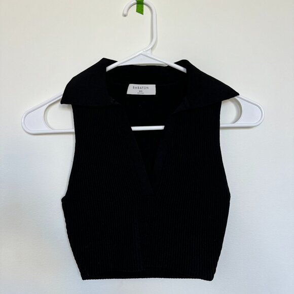 Aritzia Black Sculpt Knit Tank - Picture 2 of 5